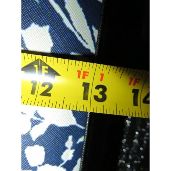 Trina Turk Kardin De Paris Floral Poppies Vegan Leather Double Handle Tote NWT - Picture 11 of 12